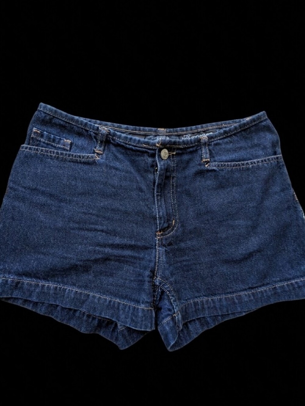 Dark Blue Denim Women's Shorts